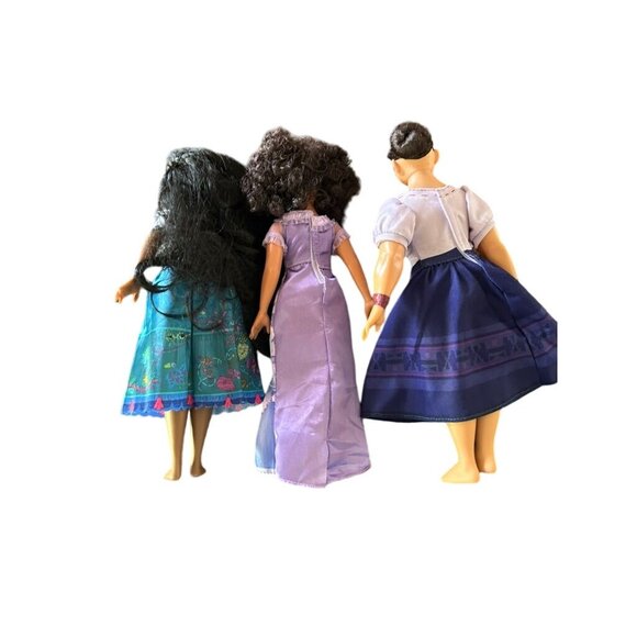 Set of 3 Disney Encanto Luisa, Mirabel & Isabel Dolls 11" No Shoes - Picture 3 of 13